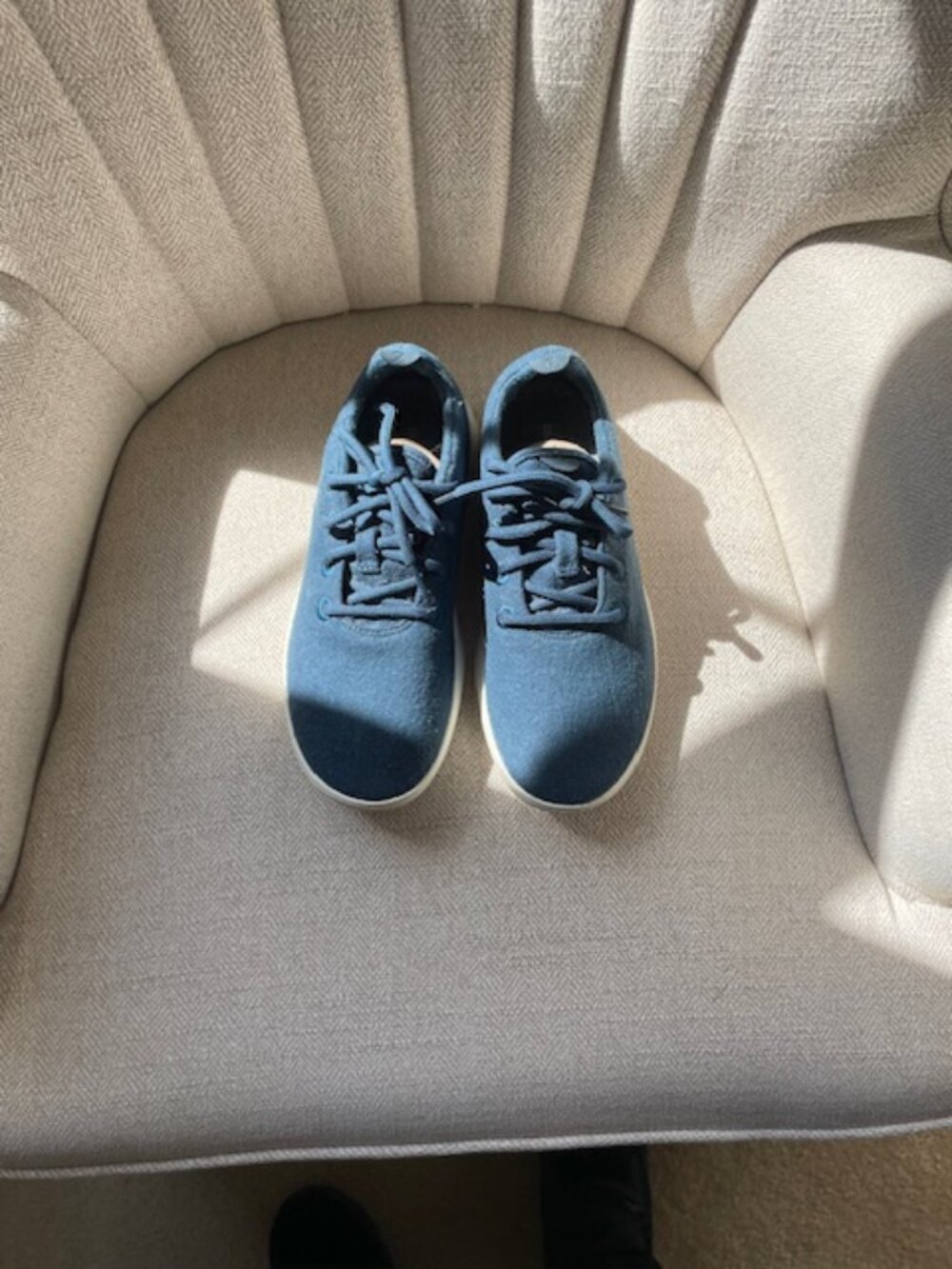 Womens Allbird Sneakers in Dark Blue, size 9 Wide